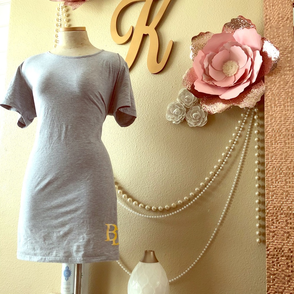 Grey Bedtime Día night gown!
